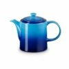 Le Creuset Azure Stoneware Grand Teapot - Premium Ceramic Teapot for Tea Lovers -HARTS OF STUR Sales 80703132200003 Le Creuset Grand Teapot Azure Blue