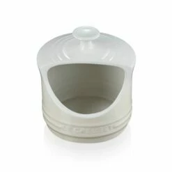 Le Creuset Meringue Stoneware Salt Pig - Premium Tableware for Salt Storage 8 Le Creuset Meringue Stoneware Salt Pig - Premium Tableware for Salt Storage -HARTS OF STUR Sales 80811107160005 Le Creuset Meringue Stoneware Salt Pig 1