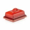 Le Creuset Cerise Stoneware Butter Dish - Premium Tableware for Your Kitchen -HARTS OF STUR Sales 80837170600003 Le Creuset Cerise Stoneware Butter Dish