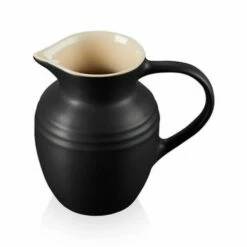 Le Creuset Satin Black Stoneware Breakfast Jug | Elegant Tableware for Your Morning Routine 7 Le Creuset Satin Black Stoneware Breakfast Jug | Elegant Tableware for Your Morning Routine -HARTS OF STUR Sales 80903060000005 Le Creuset Satin Black Stoneware Breakfast Jug 1