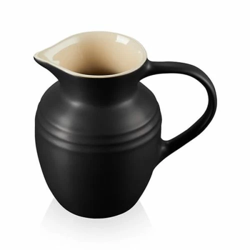 Le Creuset Satin Black Stoneware Breakfast Jug | Elegant Tableware for Your Morning Routine 4 Le Creuset Satin Black Stoneware Breakfast Jug | Elegant Tableware for Your Morning Routine - Image 2
