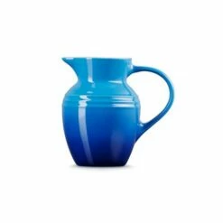 Le Creuset Azure Stoneware Breakfast Jug | 1L Capacity | Durable & Stylish Drinkware -HARTS OF STUR Sales 80903062200005 Le Creuset Breakfast Jug Azure Blue 2