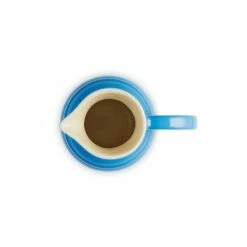 Le Creuset Azure Stoneware Breakfast Jug | 1L Capacity | Durable & Stylish Drinkware -HARTS OF STUR Sales 80903062200005 Le Creuset Breakfast Jug Azure Blue 3