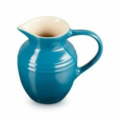 Le Creuset Deep Teal Stoneware Breakfast Jug | Premium Tableware | 1L Capacity -HARTS OF STUR Sales 80903066420005 Le Creuset Deep Teal Stoneware Breakfast Jug 1