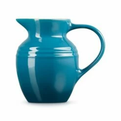 Le Creuset Deep Teal Stoneware Breakfast Jug | Premium Tableware | 1L Capacity -HARTS OF STUR Sales 80903066420005 Le Creuset Deep Teal Stoneware Breakfast Jug 2