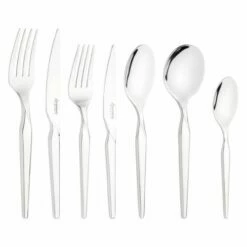 Grunwerg Rayon 84-Piece Cutlery Set | Premium Stainless Steel Flatware | Elegant Boxed Dining Set