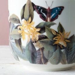 Royal Botanic Gardens Kew Midnight Floral White Mug 290ml - Elegant Drinkware -HARTS OF STUR Sales 852035 RBG Kew Midnight Floral White Mug 2