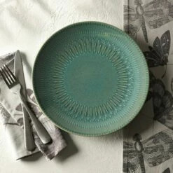 Royal Botanic Gardens Kew Living Jewels Green Dinner Plate 27cm | Elegant Tableware