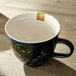 Royal Botanic Gardens Kew Living Jewels Jumbo Midnight Mug - Premium Ceramic Drinkware -HARTS OF STUR Sales 853254 RBG Kew Living Jewels Jumbo Midnight Mug 1