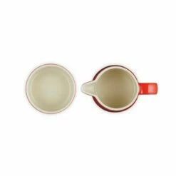 Le Creuset Cerise Milk & Sugar Set - Premium Tableware for Elegant Tea Time -HARTS OF STUR Sales 89331000600003 Le Creuset Milk And Sugar Set Cerise 3