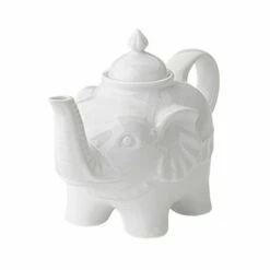 BIA Elephant Teapot White - Elegant Ceramic Teapot for Tea Lovers