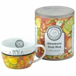 Clare Mackie Minestrone Soup Mug | Elegant Drinkware for Soups & Beverages