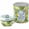 Clare Mackie Leek And Potato Soup Mug - Ceramic Soup Cup with Handle, Perfect for Hot Soups & Drinks