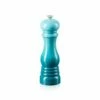 Le Creuset Teal Pepper Mill - Premium Manual Grinder for Freshly Ground Pepper