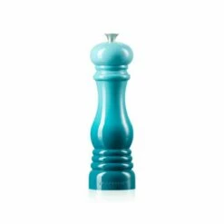 Le Creuset Teal Pepper Mill - Premium Manual Grinder for Freshly Ground Pepper -HARTS OF STUR Sales 9600190017 Le Creuset Pepper Mill Teal New 2