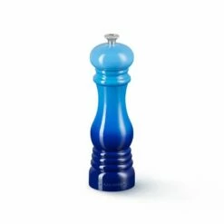 Le Creuset Azure Pepper Mill - Premium Ceramic Grinder, Durable Tableware for Kitchen & Dining
