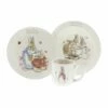 Beatrix Potter Flopsy Mopsy & Cottontail 3-Piece Nursery Tableware Set | Kids Tableware Collection -HARTS OF STUR Sales A26699 Beatrix Potter Flopsy Mopsy And Cottontail 3 Piece Nursery Set
