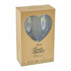 Disney Belle Wedding Toasting Glass - Elegant Princess-Inspired Drinkware -HARTS OF STUR Sales A29335 Disney Belle Wedding Toasting Glass 1