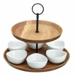 Artesa Appetiser Two Tier Serving Set - Elegant Tableware for Stylish Entertaining