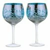 Artland Filigree Gin Glasses Blue Set Of 2 - Elegant Drinkware for Cocktails & Spirits -HARTS OF STUR Sales ART52120ST2 Artland Set of 2 Filigree Gin Glasses Blue