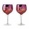Artland Set Of 2 Bloom Gin Glasses - Elegant Crystal Glassware for Cocktails & Spirits -HARTS OF STUR Sales ART52130ST2 Artland Set of 2 Bloom Gin Glasses
