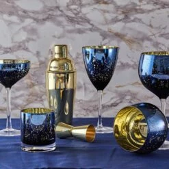 Artland Galaxy Gin Glasses Set Of 2 - Elegant Drinkware for Cocktails & Spirits -HARTS OF STUR Sales ART52800 Artland Set of 2 Galaxy Gin Glasses 2