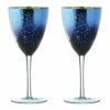 Artland Galaxy Wine Glasses Set Of 2 - Elegant Drinkware for Stargazers -HARTS OF STUR Sales ART52802 Artland Set of 2 Galaxy Wine Glasses