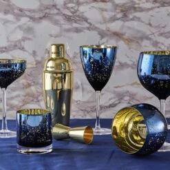 Artland Galaxy Wine Glasses Set Of 2 - Elegant Drinkware for Stargazers -HARTS OF STUR Sales ART52802 Artland Set of 2 Galaxy Wine Glasses 2