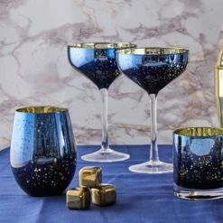 Artland Galaxy DOF Tumblers Set Of 2 - Elegant Drinkware for Home & Office -HARTS OF STUR Sales ART52804 Artland Set of 2 Galaxy DOF Tumblers 2