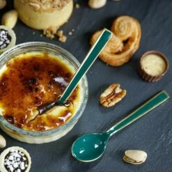 Artesa Enamel Teaspoons Set Of 4 - Green | Premium Cutlery for Tea Lovers -HARTS OF STUR Sales ARTTSPNGRN4PC Artesa Enamel Teaspoons Set Of 4 Green 4