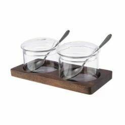 Artisan Street Condiment Pots - Premium Tableware for Sauces, Jams & Condiments