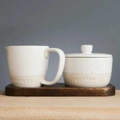 Artisan Street Creamer Set - Handcrafted Ceramic Milk Jugs for Coffee & Tea - Stylish Tableware -HARTS OF STUR Sales ASCRMR Artisan Street Creamer Set 2
