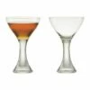 Anton Studios Design Manhattan Set Of 2 Cocktail Glasses - Elegant Drinkware for Stylish Entertaining -HARTS OF STUR Sales ASD10275 DRH Manhattan Cocktail Glasses