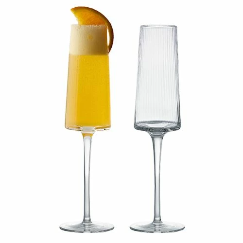 Anton Studio Designs Empire Champagne Flutes Set of 2 - Elegant Drinkware for Special Occasions 4 Anton Studio Designs Empire Champagne Flutes Set of 2 - Elegant Drinkware for Special Occasions - Image 2