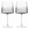 Anton Studios Empire Set of 2 Smoke Gin Glasses - Elegant Drinkware for Cocktails -HARTS OF STUR Sales ASD10372 Anton Studios Set of 2 Empire Gin Glasses Smoke