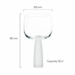 Anton Studios Oslo Set of 2 Frosted Gin Glasses - Elegant Drinkware for Cocktails -HARTS OF STUR Sales ASD10392 Anton Studios Set of 2 Oslo Gin Glasses Frost 2