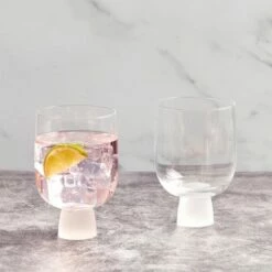Anton Studios Oslo Set of 2 DOF Tumblers Frost - Elegant Drinkware for Every Occasion -HARTS OF STUR Sales ASD10393 Anton Studios Set of 2 Oslo DOF Tumblers Frost 4