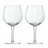 Artisan Street Ripple Balloon Gin Glasses Set of 2 - Elegant Drinkware for Cocktails & Spirits -HARTS OF STUR Sales ASRPLBALGIN2 Artisan Street Ripple Balloon Gin Glasses Set of 2