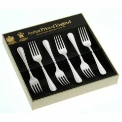 Arthur Price Of England Britannia Sovereign Stainless Steel Set Of 6 Fruit Forks - Premium Cutlery