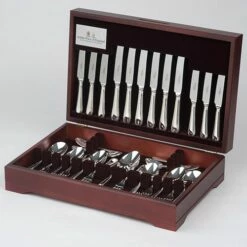 Arthur Price Of England Chester Sovereign Stainless Steel 46-Piece Cutlery Set with FREE Six Tea Spoons