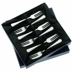 Arthur Price Of England Chester Sovereign Silver Plate Set Of 6 Pastry Forks - Elegant Cutlery for Fine Dining