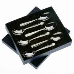 Arthur Price Of England Chester Sovereign Silver Plate Set Of 6 Teaspoons - Elegant Cutlery for Tea Lovers
