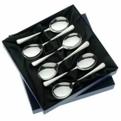 Arthur Price Of England Harley Sovereign Stainless Steel Set Of 6 Fruit Spoons - Premium Cutlery