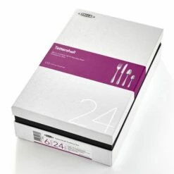 Stellar Tattershall Stainless Steel 24 Piece Cutlery Gift Box Set - Premium Cutlery Set for Dining -HARTS OF STUR Sales BC50 Stellar Tattershall 24 Piece Cutlery Gift Box Set New 3