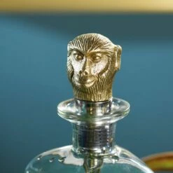 BarCraft Tropical Decanter 900ml - Elegant Glass Wine Decanter for Red & White Wines -HARTS OF STUR Sales BCMONKEYDEC BarCraft Tropical Decanter 900ml 1