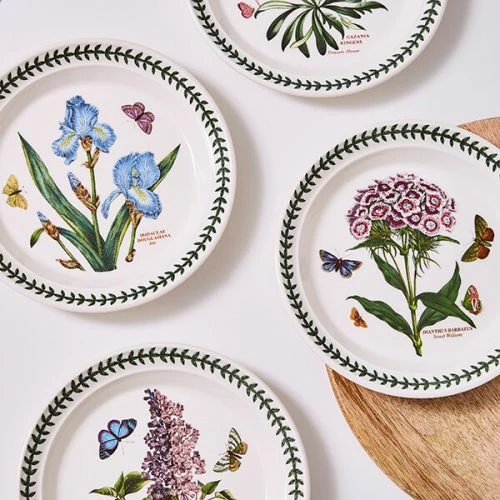 Portmeirion Botanic Garden 8" Plate Set Of 6 - Elegant Tableware for Stylish Dining 4 Portmeirion Botanic Garden 8" Plate Set Of 6 - Elegant Tableware for Stylish Dining - Image 2