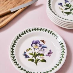 Portmeirion Botanic Garden Side Plate Set Of 6 - Elegant Tableware for Dining -HARTS OF STUR Sales BG05082 Botanic Garden by Portmeirion Side Plate Set of 6 2