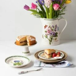 Portmeirion Botanic Garden Side Plate Set Of 6 - Elegant Tableware for Dining -HARTS OF STUR Sales BG05082 Botanic Garden by Portmeirion Side Plate Set of 6 3