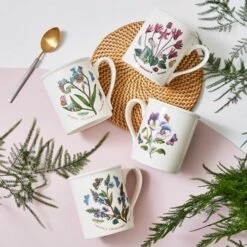 Portmeirion Botanic Garden Breakfast Mug Set Of 6 - Elegant Ceramic Coffee Mugs for Tea & Coffee Lovers 8 Portmeirion Botanic Garden Breakfast Mug Set Of 6 - Elegant Ceramic Coffee Mugs for Tea & Coffee Lovers -HARTS OF STUR Sales BG48700 Botanic Garden by Portmeirion Breakfast Mug Set of 6 2