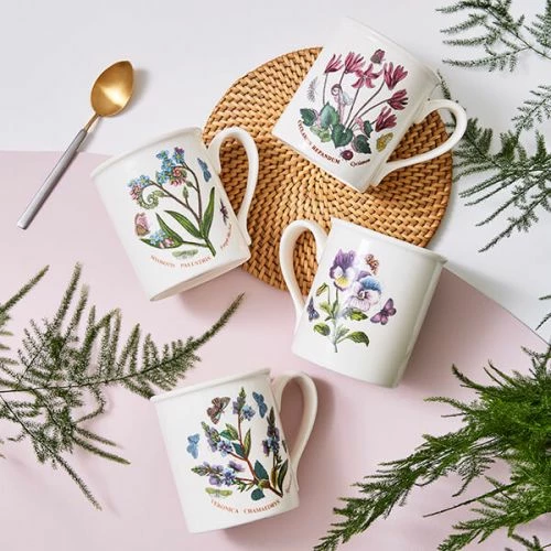 Portmeirion Botanic Garden Breakfast Mug Set Of 6 - Elegant Ceramic Coffee Mugs for Tea & Coffee Lovers 5 Portmeirion Botanic Garden Breakfast Mug Set Of 6 - Elegant Ceramic Coffee Mugs for Tea & Coffee Lovers - Image 3